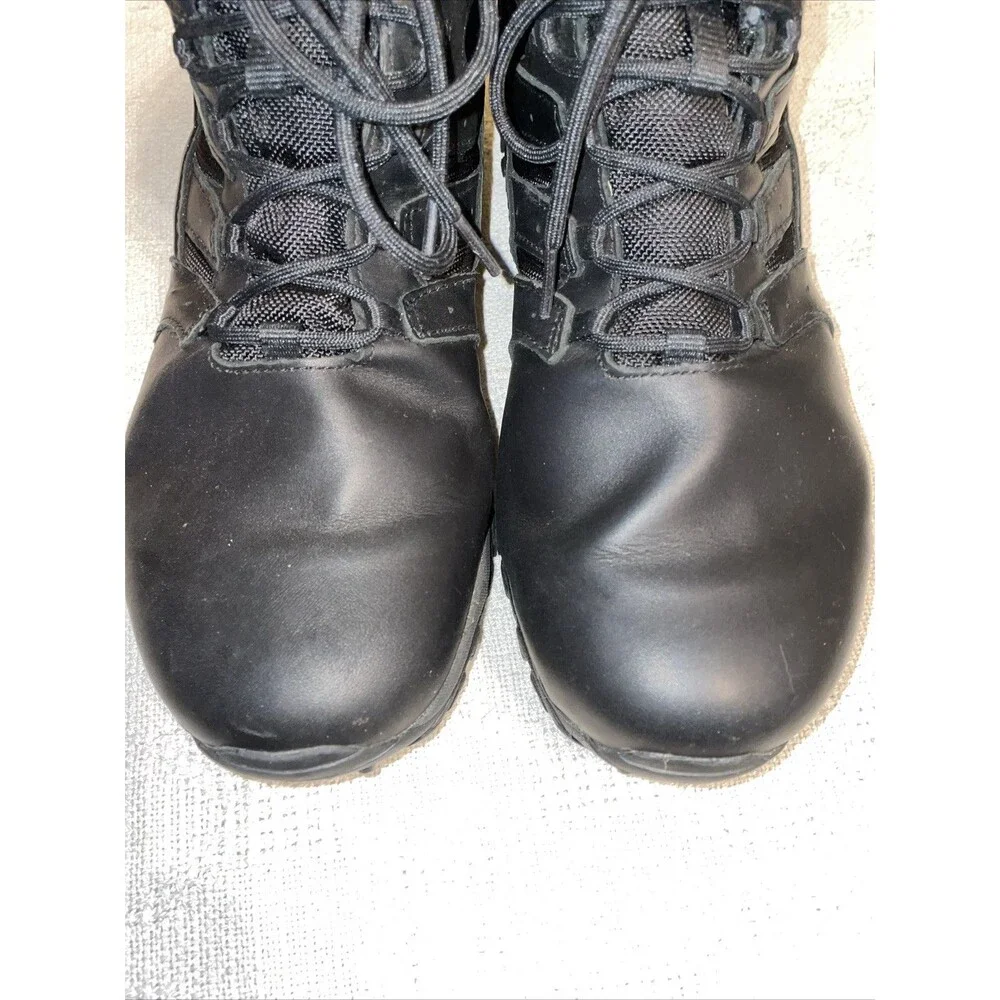 Merrell Tactical Men’s Hiking Boots Sz 11.5 M Black Leather Outdoors Police NWOB